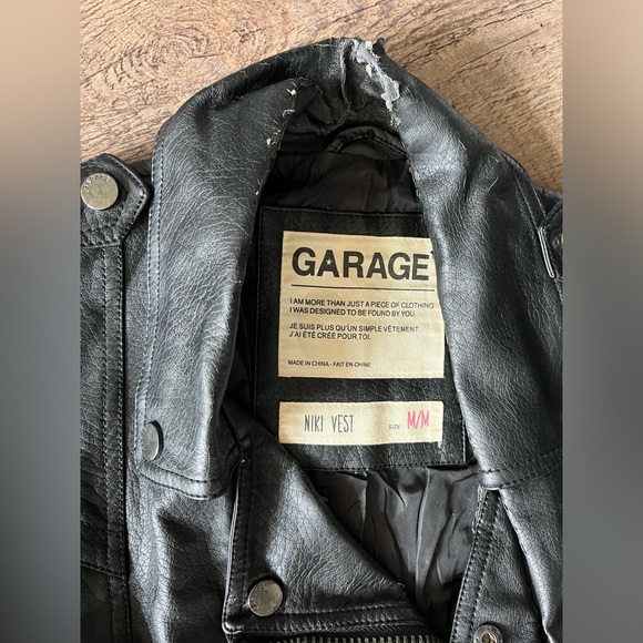 Garage Niki Vest faux leather - Picture 2 of 4